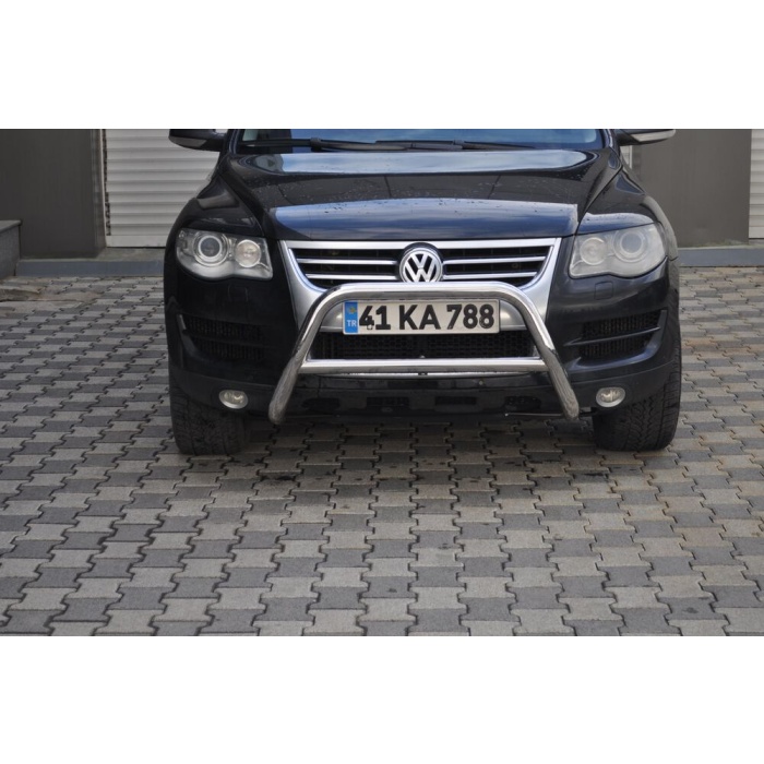 BullBar fata Volkswagen Touareg 03-10 - ARP COLT, Chrome - imagine 4