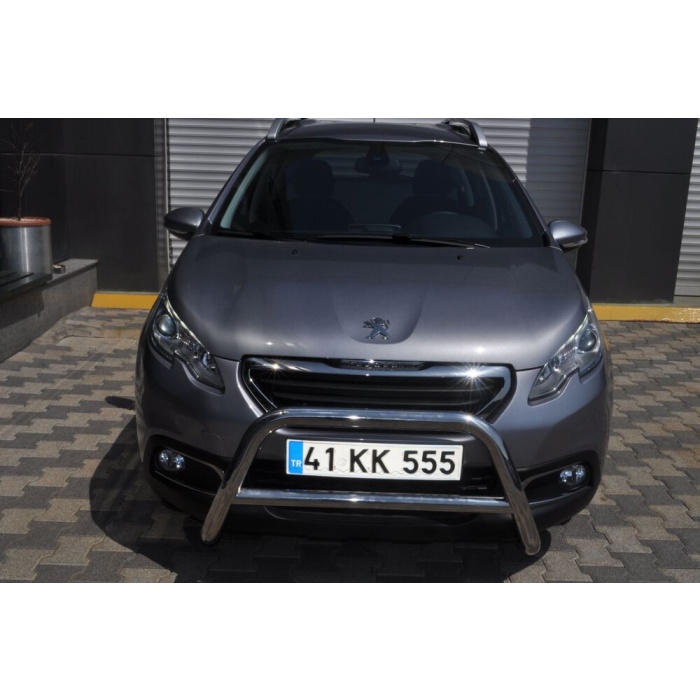 Bullbar fata Peugeot 2008 CROSSOVER [14-Prezent] - ARP COLT, Chrome - imagine 2