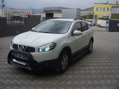 BullBar fata Nissan Qashqai DCI 07-13 - ARP INDIA, Negru - Chrome - imagine 3