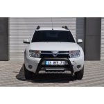BullBar fata Dacia Duster 10-Prezent - ARP INDIA, Negru - Chrome - imagine 3