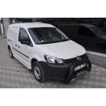 BullBar fata Volkswagen Caddy SWB 11-Prezent - ARP INDIA, Negru - Chrome - imagine 2