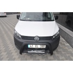 BullBar fata Volkswagen Caddy SWB 11-Prezent - ARP INDIA, Negru - Chrome - imagine 4