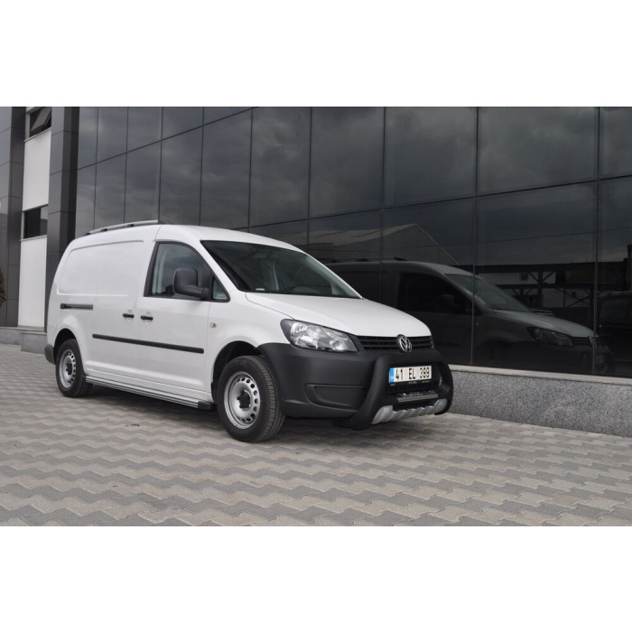 BullBar fata Volkswagen Caddy SWB 11-Prezent - ARP INDIA, Negru - Chrome - imagine 5