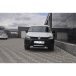 BullBar fata Volkswagen Caddy SWB 11-Prezent - ARP INDIA, Negru - Chrome - imagine 3