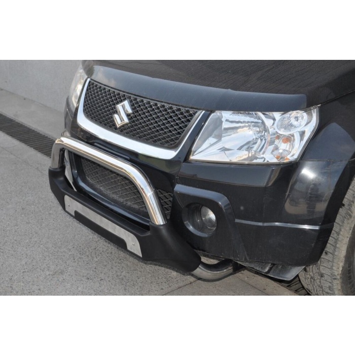 BullBar fata Suzuki Grand Vitara 5usi 10-Prezent - ARP AMAZON, Negru - Chrome - imagine 4