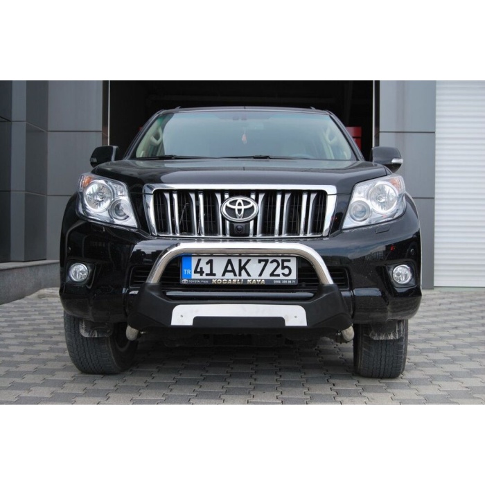 Bullbar fata Toyota LAND CRUISER PRADO [10-Prezent] - ARP AMAZON, Negru - Chrome - imagine 5