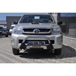 BullBar fata Toyota Hilux Vigo 10-11 - ARP AMAZON, Negru - Chrome - imagine 3