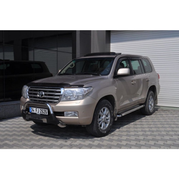 Bullbar fata Toyota LAND CRUISER V8 [08-Prezent] - ARP AMAZON, Negru - Chrome - imagine 2