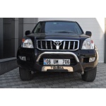BullBar fata Toyota Land Cruiser Prado 03-09 - ARP AMAZON, Negru - Chrome - imagine 3