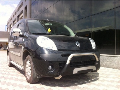 Bullbar fata Renault KANGOO [08-Prezent] - ARP AMAZON, Negru - Chrome - imagine 5