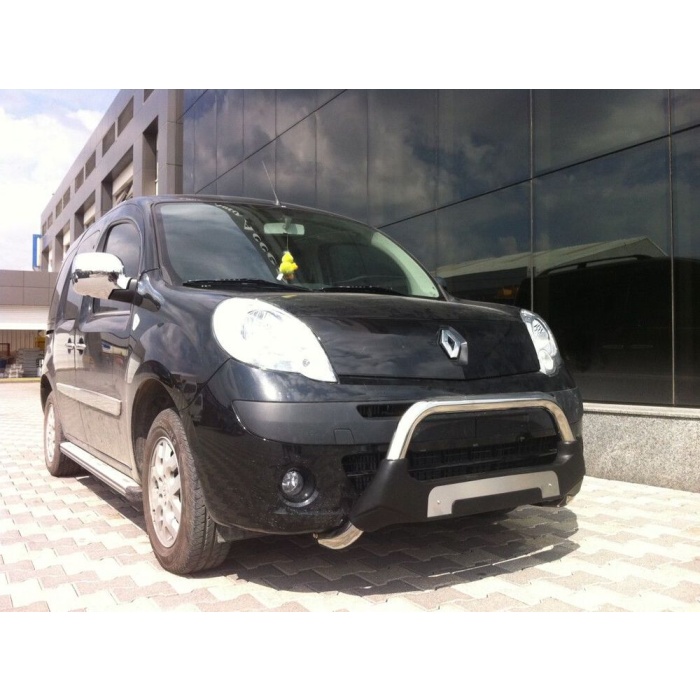Bullbar fata Renault KANGOO [08-Prezent] - ARP AMAZON, Negru - Chrome - imagine 5