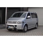 BullBar fata Volkswagen T5 LWB-SWB 04-09 - ARP AMAZON, Negru - Chrome - imagine 4