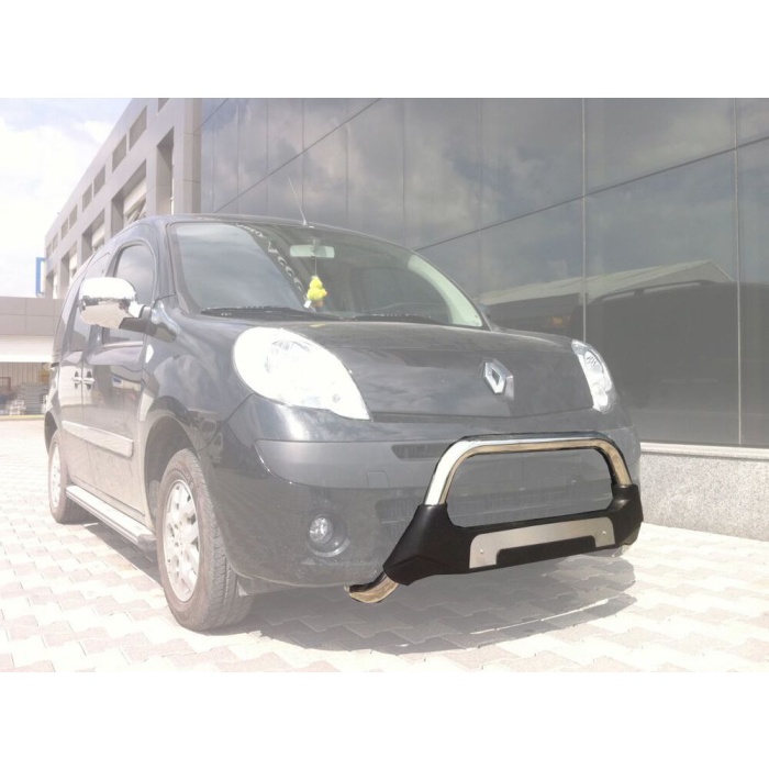 Bullbar fata Renault KANGOO [08-Prezent] - ARP AMAZON, Negru - Chrome - imagine 3