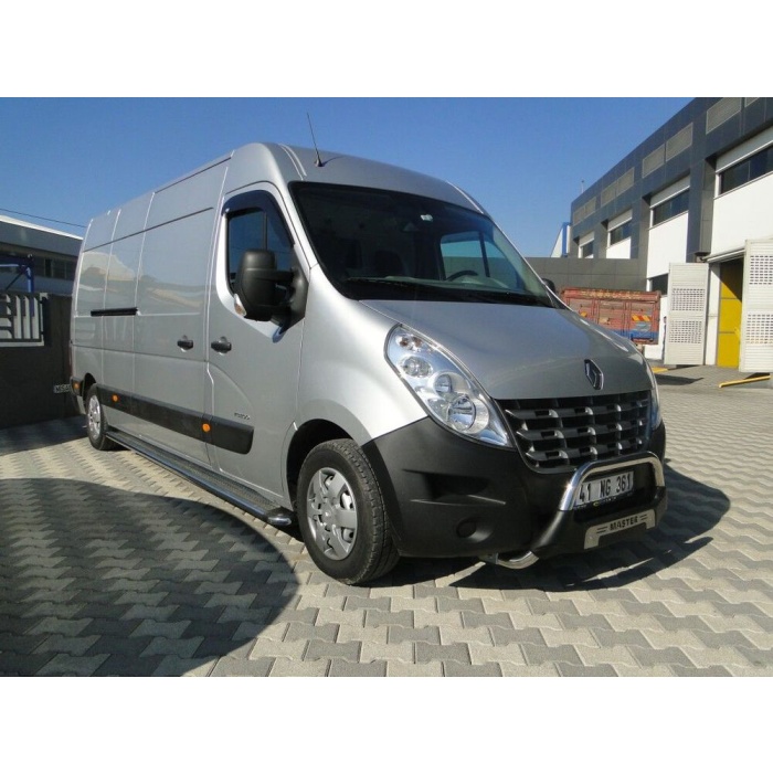 BullBar fata Opel Movano MWB 10-Prezent - ARP AMAZON, Negru - Chrome - imagine 5