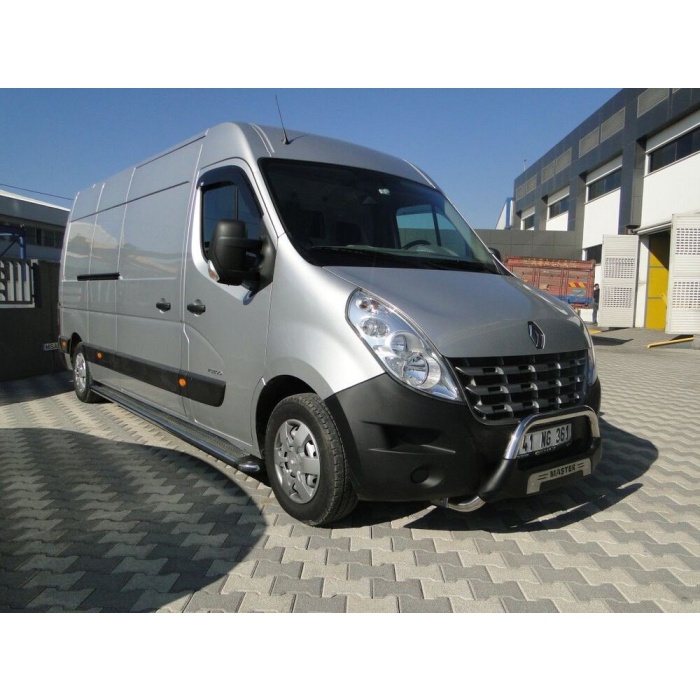 BullBar fata Opel Movano SWB 10-Prezent - ARP AMAZON, Negru - Chrome - imagine 2