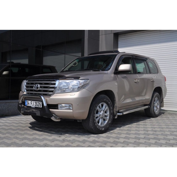 Bullbar fata Toyota LAND CRUISER V8 [08-Prezent] - ARP AMAZON, Negru - Chrome - imagine 5