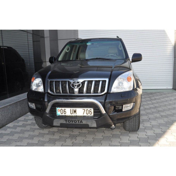 BullBar fata Toyota Land Cruiser Prado 03-09 - ARP AMAZON, Negru - Chrome - imagine 2