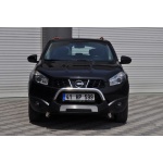 BullBar fata Nissan Qashqai DCI 07-13 - ARP AMAZON, Negru - Chrome - imagine 4