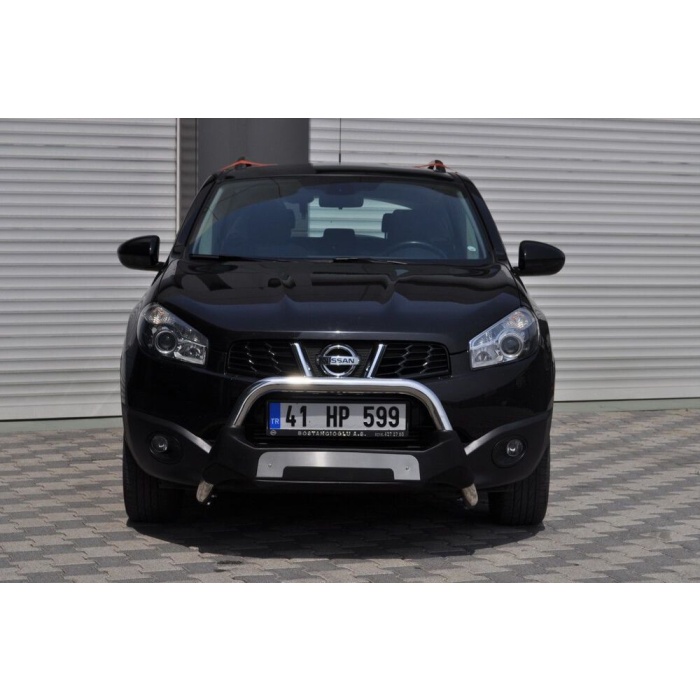 BullBar fata Nissan Qashqai DCI 07-13 - ARP AMAZON, Negru - Chrome - imagine 4