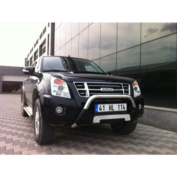 Bullbar fata Isuzu D-MAX [04-11] - ARP AMAZON, Negru - Chrome - imagine 3