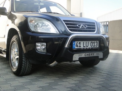 BullBar fata Chery Tiggo 08-11 - ARP AMAZON, Negru - Chrome - imagine 4