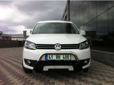 BullBar fata Volkswagen Caddy SWB 11-Prezent - ARP AMAZON, Negru - Chrome - imagine 4
