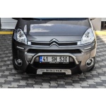 BullBar fata Renault Kangoo 08-Prezent - ARP AMAZON, Negru - Chrome - imagine 2