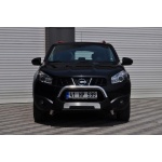 BullBar fata Nissan Qashqai DCI 07-13 - ARP AMAZON, Negru - Chrome - imagine 2
