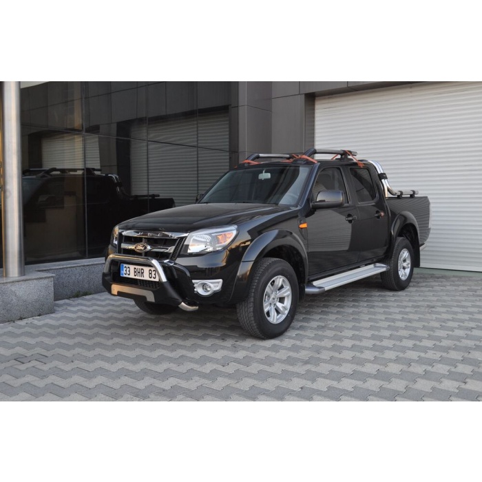Bullbar fata Ford RANGER [06-11] - ARP AMAZON, Negru - Chrome - imagine 2