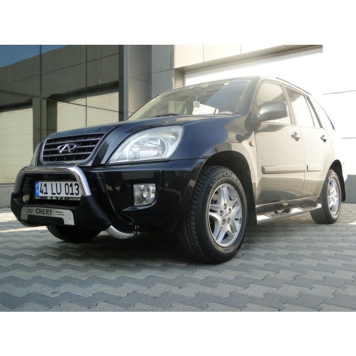 BullBar fata Chery Tiggo 08-11 - ARP AMAZON, Negru - Chrome - imagine 2