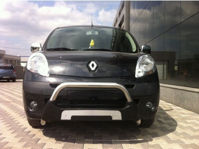 Bullbar fata Renault KANGOO [08-Prezent] - ARP AMAZON, Negru - Chrome - imagine 4