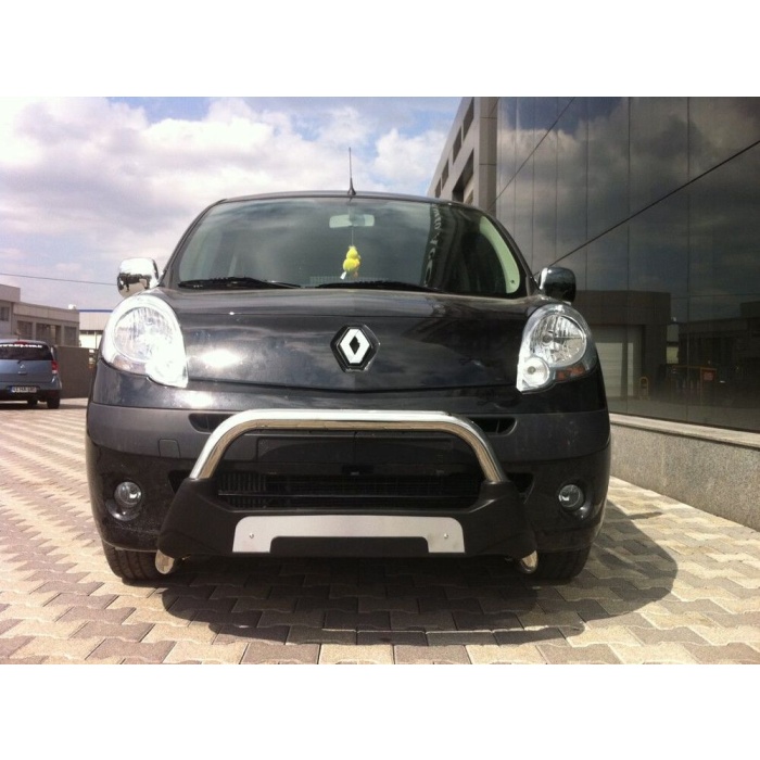 Bullbar fata Renault KANGOO [08-Prezent] - ARP AMAZON, Negru - Chrome - imagine 4