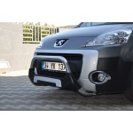 Bullbar fata Peugeot PARTNER [08-Prezent] - ARP AMAZON, Negru - Chrome - imagine 3