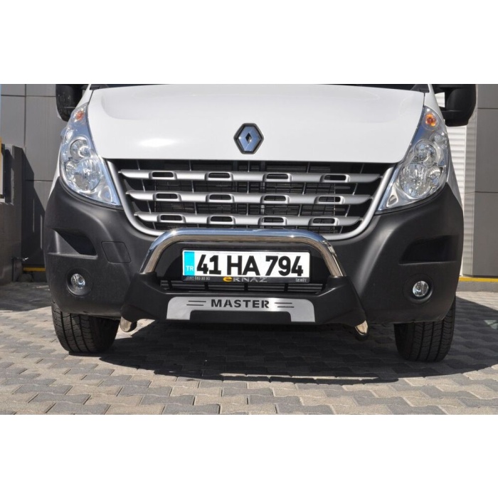 BullBar fata Opel Movano LWB 10-Prezent - ARP AMAZON, Negru - Chrome - imagine 2