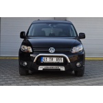 BullBar fata Volkswagen Caddy SWB 11-Prezent - ARP AMAZON, Negru - Chrome
