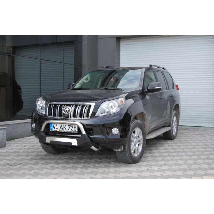 Bullbar fata Toyota LAND CRUISER PRADO [10-Prezent] - ARP AMAZON, Negru - Chrome - imagine 6