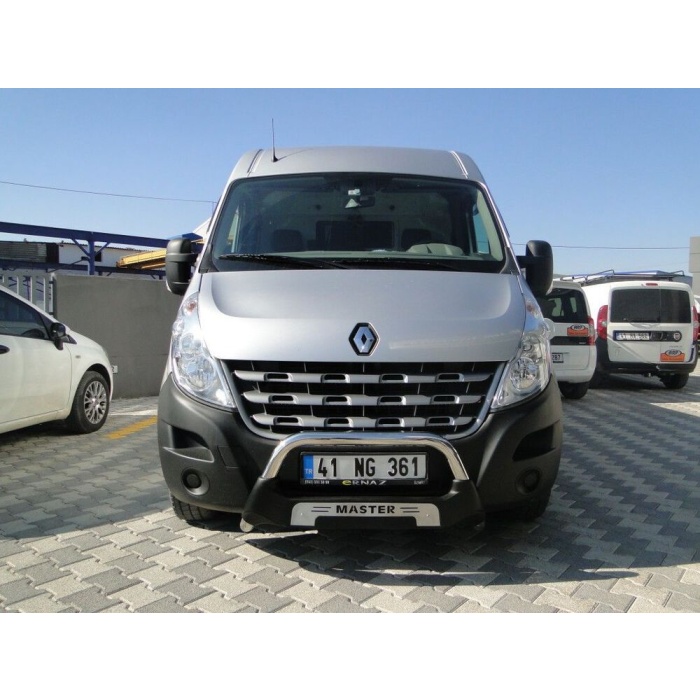 BullBar fata Opel Movano LWB 10-Prezent - ARP AMAZON, Negru - Chrome - imagine 6