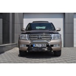 Bullbar fata Toyota LAND CRUISER V8 [08-Prezent] - ARP AMAZON, Negru - Chrome - imagine 4