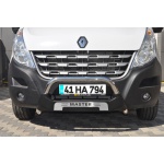 BullBar fata Opel Movano SWB 10-Prezent - ARP AMAZON, Negru - Chrome - imagine 5