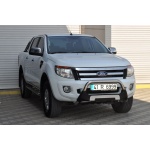 BullBar fata Ford Ranger 12-13 - ARP AMAZON, Negru - Chrome - imagine 6