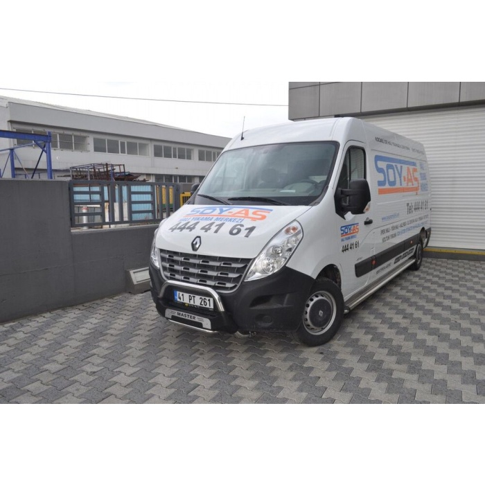 BullBar fata Opel Movano SWB 10-Prezent - ARP AMAZON, Negru - Chrome - imagine 3