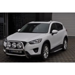 Bullbar fata Mazda CX5 [12-Prezent] - ARP KUNGSBACKA, Chrome, cu suporti pentru LEDbar-uri sau Proiectoare - imagine 2