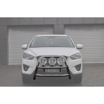 Bullbar fata Mazda CX5 [12-Prezent] - ARP KUNGSBACKA, Chrome, cu suporti pentru LEDbar-uri sau Proiectoare - imagine 5