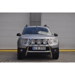 Bullbar fata Dacia DUSTER [13-Prezent] - ARP KUNGSBACKA, Chrome, cu suporti pentru LEDbar-uri sau Proiectoare - imagine 4
