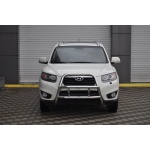 Bullbar fata Hyundai SANTA FE [07-12] - ARP KUNGSBACKA, Chrome, cu suporti pentru LEDbar-uri sau Proiectoare - imagine 2