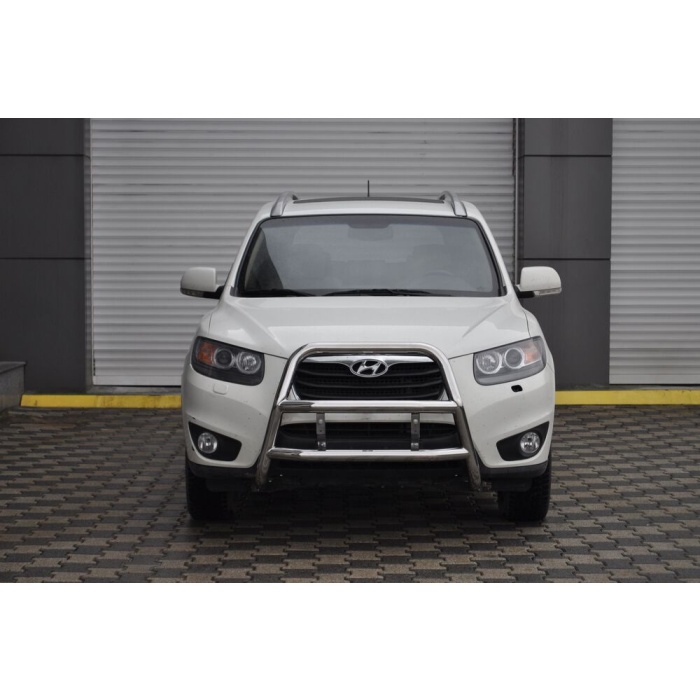 Bullbar fata Hyundai SANTA FE [07-12] - ARP KUNGSBACKA, Chrome, cu suporti pentru LEDbar-uri sau Proiectoare - imagine 2