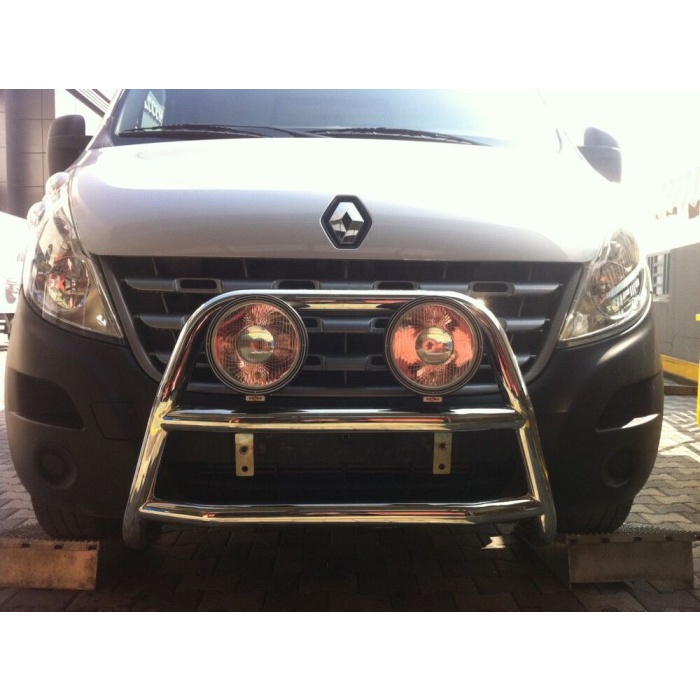 BullBar fata Opel Movano (SWB) 10-Prezent - ARP KUNGSBACKA, Chrome, cu suporti pentru LEDbar-uri sau Proiectoare - imagine 6