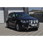 Bullbar fata Volkswagen TIGUAN [12-Prezent] - ARP KUNGSBACKA, Chrome, cu suporti pentru LEDbar-uri sau Proiectoare - imagine 5