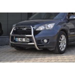 Bullbar fata Honda CRV [08-11 - ARP KUNGSBACKA, Chrome, cu suporti pentru LEDbar-uri sau Proiectoare - imagine 4