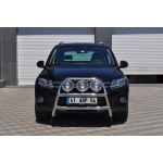 Bullbar fata Volkswagen TIGUAN [12-Prezent] - ARP KUNGSBACKA, Chrome, cu suporti pentru LEDbar-uri sau Proiectoare - imagine 4